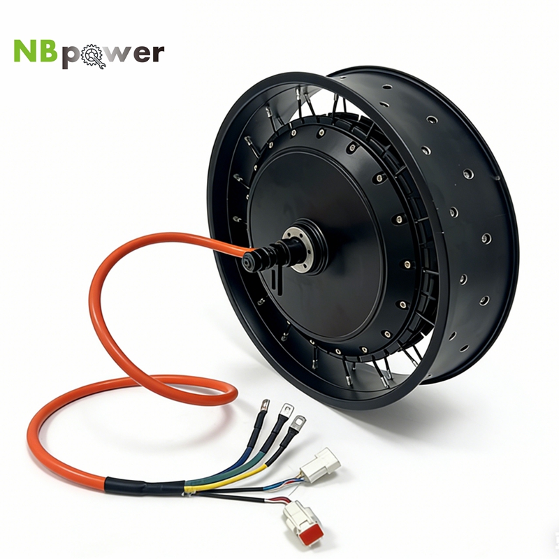Qs Motor 273 8000W Hub Motor - NBpower/QS 273 40H 48-96V 정격 72V