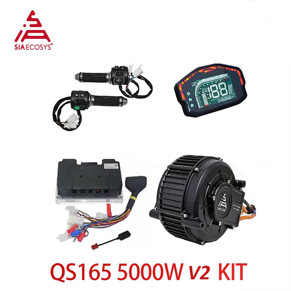 QS165 V2 5000W 72V 미드 드라이브 모터  - Mid Drive Motor Kit 72V 5000W 리뷰 및 가격